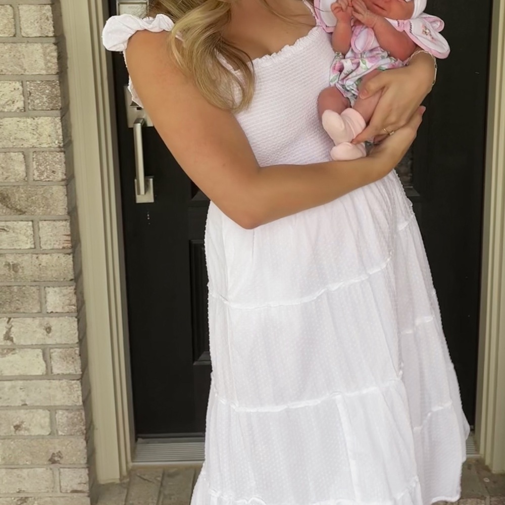 J. Crew White Dress with Pockets